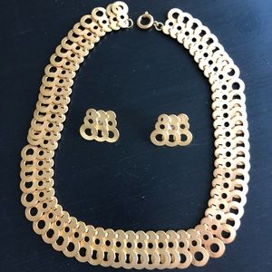 Necklace with matching earrings